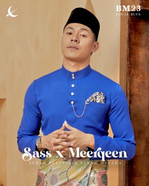 Baju Melayu Royal Blue