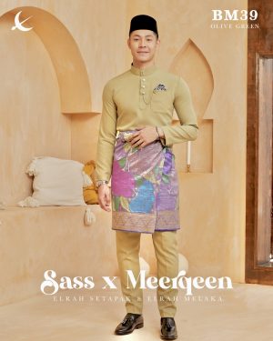 Baju Melayu Olive Green