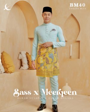 Baju Melayu Tiffany Blue