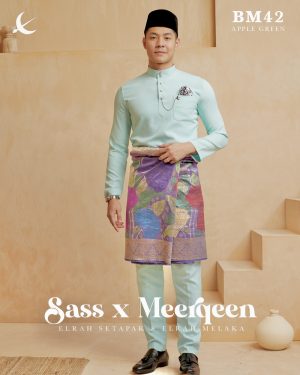 Baju Melayu Apple Green
