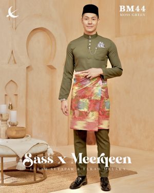 Baju Melayu Moss Green