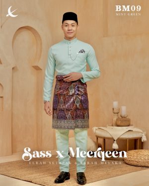 Baju Melayu Mint Green